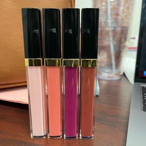 4 Chanel Rouge Coco glosses